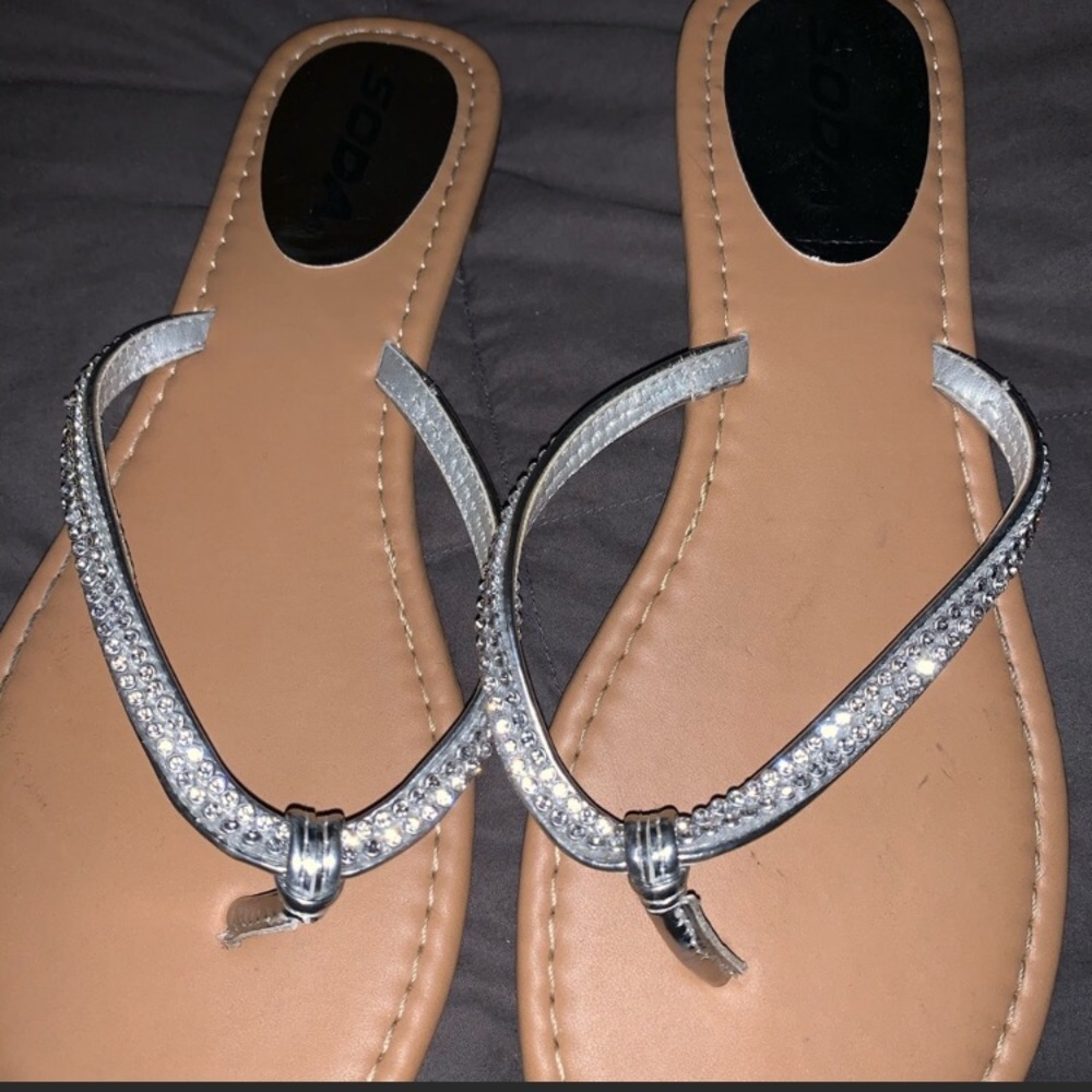 ISO OF THESE SODA RHINESTONE SANDALS ANY COLOR!!!